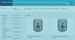 Desktop Screenshot of prishtinaonline.com